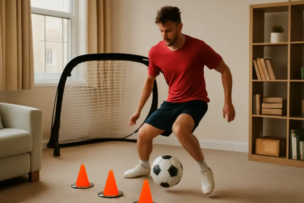 Allenamento in piccoli spazi: soluzioni pratiche per sviluppare la visione di gioco